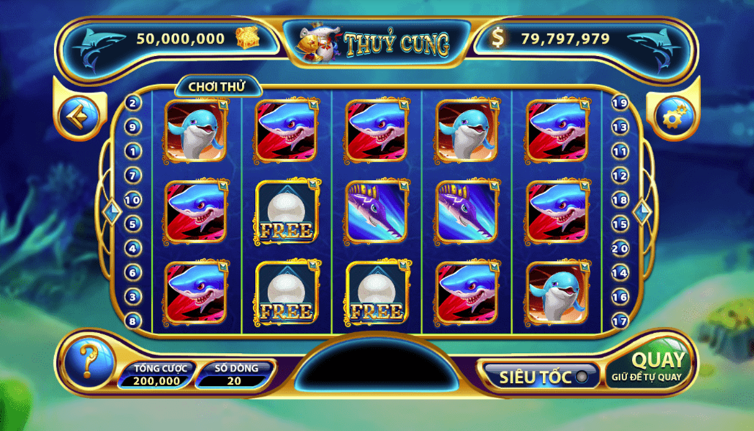 Biểu tượng đặc biệt trong game Thủy Cung