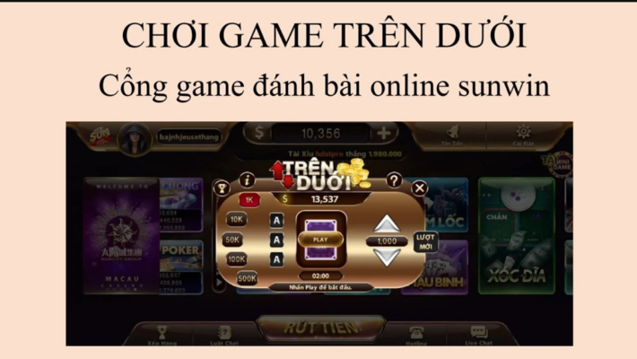 Game Trên Dưới Sunwin