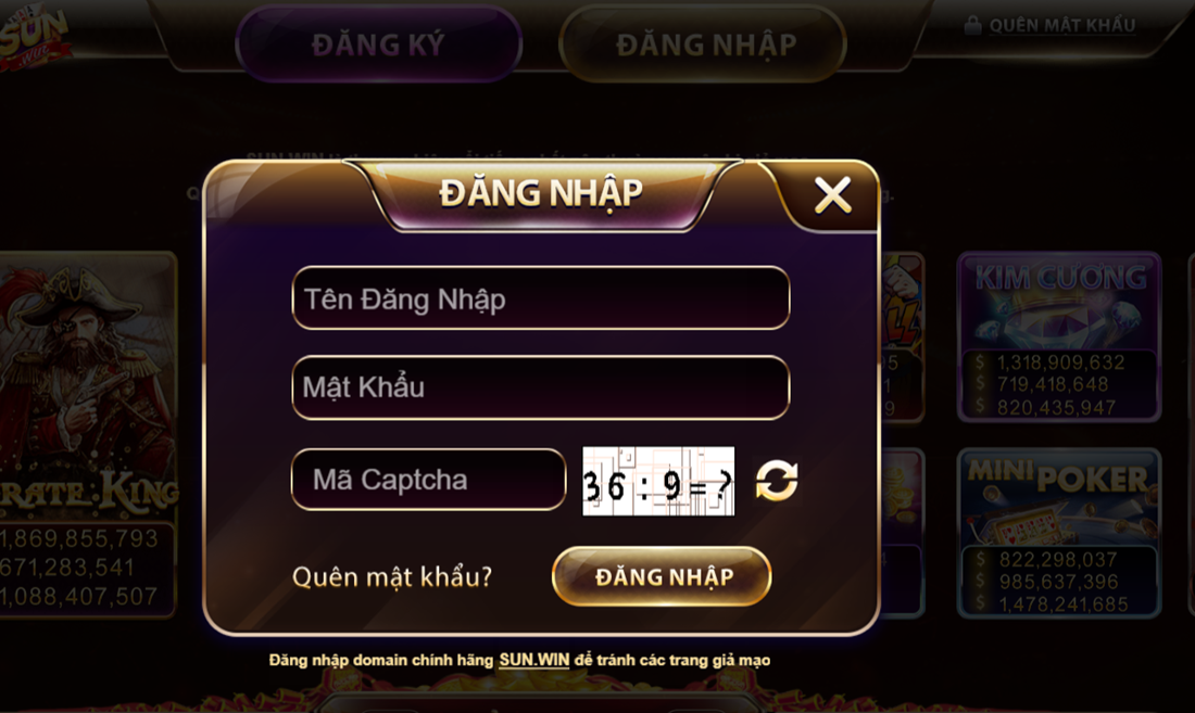 Hướng dẫn chơi game Thần Tài cổng game Sunwin