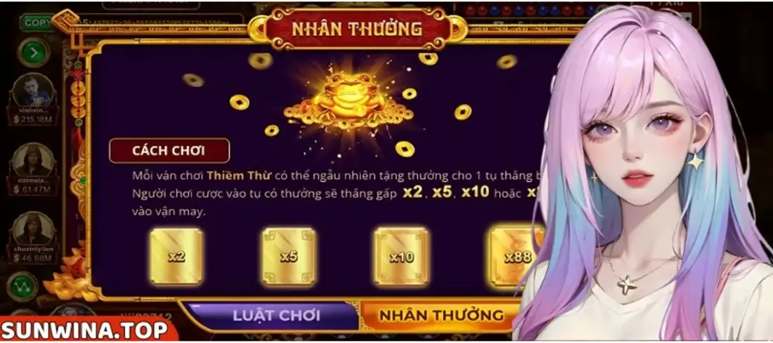 Săn thưởng Sicbo Tài Phú Sunwin